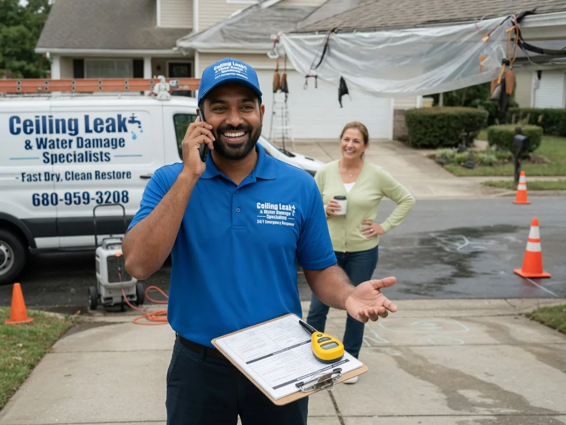 Ceiling Leak Cleanup Kokomo, IN FAQs